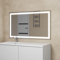 Зеркало для ванной Uperwood Tanos 120x70 см, с led-подстветкой и подогревом 291020273