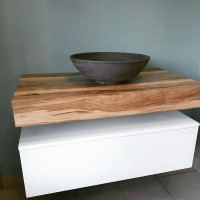 Накладная раковина uperwood Sfera бетон, цвет графит 291020213