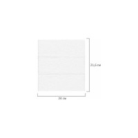 Полотенца бумажные LAIMA 1 - пачка 200 листов, система H2 PREMIUM UNIT PACK, 2-слойные, 24x21,6 см 112139