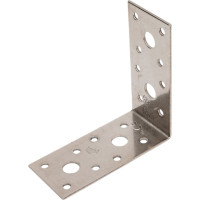 Крепежный прочный уголок VORMANN 90x90x40x2 мм, нержавеющая сталь 070929000RF
