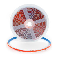 Светодиодная LED лента FERON LS530 COB 320SMD(2110) 8Вт/м 24V 5000x8x1,8мм IP20, красный 48266