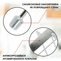 Прямоугольная полка на рейлинг Pomi d'Oro P280028 Railing