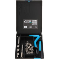 Набор для восстановления резьбы VOLKEL М10x1,25 19 предметов V-Coil V04017