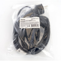 Сетевой шнур для гирлянд FERON 3м, 2x0,5мм2, IP44, черный, DM403 48190
