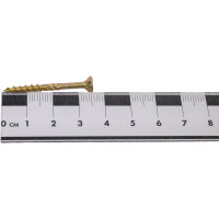 Шуруп конструкционный ЕВРОПАРТНЕР для дерева с фрезой, потай, ж/п Torx 15 3,5x35 + бита (250 шт.) B3 0014