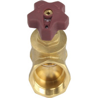 Балансировочный латунный клапан DN.ru КБЛР Ду50 Ру16 усиленный, муфтовый D080-00510