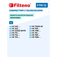 Комплект моторных фильтров FTM 13 для LG FILTERO 05802