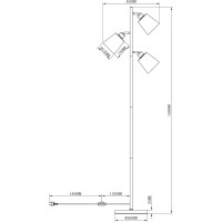 Торшер Moderli Floor V3051-3F