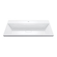Раковина для ванной комнаты uperwood Classic New 100 см, с декоративной крышкой для слива 291021041