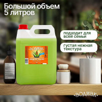 Мыло жидкое Золушка 5 л антибактериальное Зодиак Алоэ-вера К-10-5 603687