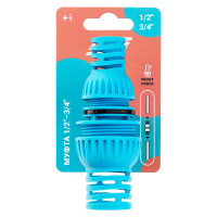 Муфта соединительная 1/2"-3/4", пластик/резина для шланга MPF ДС.071280