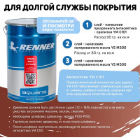 Гибридное масло для дерева RENNER YS M300 R309 1 кг 1-309