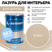 Интерьерная лазурь для дерева RENNER YM M349 R364 1 кг 1-364