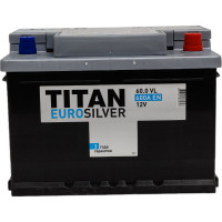 Аккумулятор TITAN EUROSILVER 60.0 VL обратная полярность, низкий, 600 А, 242x175x175 мм 4607008884623