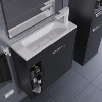 Полувстраиваемая раковина для ванной uperwood Modul_60 см, прямоугольная 2911020338