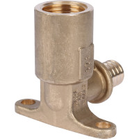 Настенный угольник с длинным нарезным патрубком STOUT 16-Rp 1/2" SFA-0032-001612