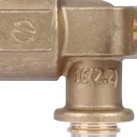 Настенный угольник с длинным нарезным патрубком STOUT 16-Rp 1/2" SFA-0032-001612