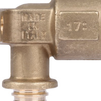 Настенный угольник с длинным нарезным патрубком STOUT 16-Rp 1/2" SFA-0032-001612