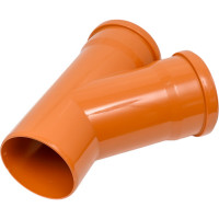 Тройник для наружной канализации PRO AQUA TERRA PP 110x110x45 PPH70111145