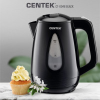 Чайник Centek черный, 1,8 л, 2200 Вт CT-0048 Black