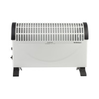 Обогреватель-конвектор SONNEN Y-02S, 1500 Вт, 3 режима работы, белый/черный, 453494