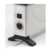 Обогреватель-конвектор SONNEN Y-02S, 1500 Вт, 3 режима работы, белый/черный, 453494