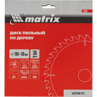 Диск пильный по дереву Professional (190x30 мм; 36Z) MATRIX 73286