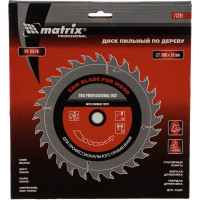 Диск пильный по дереву Professional (200x32 мм; 24Z; кольцо 30/32) MATRIX 73261