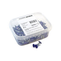 Прессшайба Качественный КРЕПЕЖ 4.2х16 мм, ультрамарин RAL 5002, сверло, 250 шт 0301119 КЧ