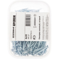 Оконный саморез Качественный КРЕПЕЖ 4х30 белый Philips 250 шт 0300079 КЧ