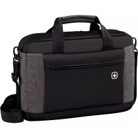 Портфель для ноутбука 16'' Wenger, черный/серый, 43x9x31 см, 9 л 601057