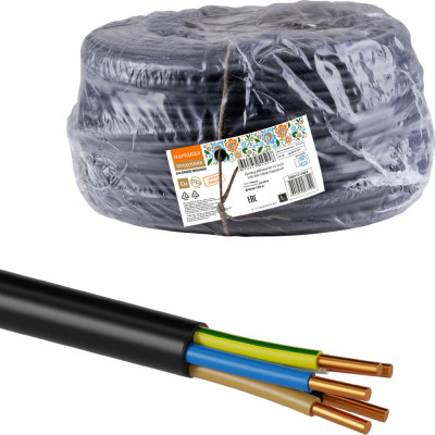 Провод TDM ELECTRIC ВВГмбнгА-LS 5х2,5 220/380 100м Народный SQ0117-1424