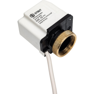 Электротермический компактный сервопривод STOUT Ste-0010-024002 нормально открытый, 24 В RG008Q1TGF8N7D