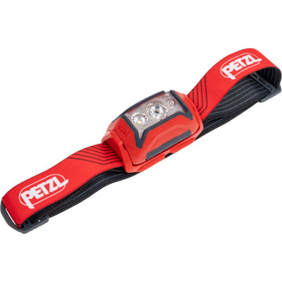 Налобный светодиодный фонарь Petzl красный, 450 лм, батарейки в комплекте E063AA03