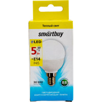 Светодиодная лампа Smartbuy LED P45-05W/3000/E14 SBL-P45-05-30K-E14