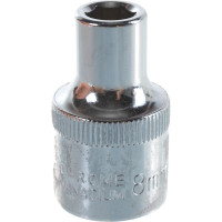 Головка шестигранная (8 мм; 1/2"; Cr-V) INTERTOOL ET-0008