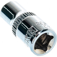 Головка торцевая глубокая 6-гранная (6 мм; 1/4DR) ROSSVIK SD061406