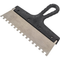 Зубчатый шпатель с антикоррозийным покрытием 250мм зуб 8х8мм Jettools 6306