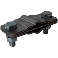 Соединительный зажим EZETEK полоса/пруток — полоса/пруток параллельный, оцинковка 90557