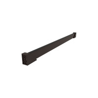 Штангодержатель Mebax боковое крепление, коричневый 00-00001128