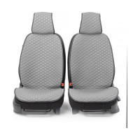 Накидки на передние сиденья CarPerformance, 2 шт. материал fiberflax /лен/ CUS-1032 GY