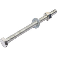 Болт с ш/г крепежная техника набор, полная резьба, din 933, 6x80, 8 шт. 17848