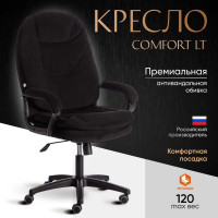 Кресло Tetchair comfort lt 22 флок, черное 35 19388