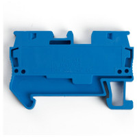 Самозажимной 2-проводной проходной зажим STEKKER ЗНИ - 10,0, JXB ST 10, синий LD552-2-100 39958