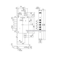 Врезной замок Эльбор РУБИН 1.08.31