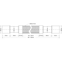 Гофра McAlpine 1,0м -40/50-40/50 MRMF2-A