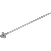 Саморез для сэндвич-панелей HARDWEX ТМ HWX5-P10-6.3/5.5x160 мм, св.№3, RUSPERT, RAL 7004, 50 шт. 5190002407435