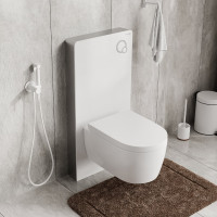 Пристенный модуль системы инсталляции для унитазов WasserKraft Нааб (Naab) 86TLT.040.PE.WH