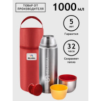 Термос Relaxika 102 1 л, в термочехле, стальной R102.1000.1P