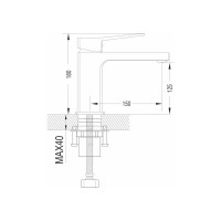 Смеситель для раковины Shevanik S6901H